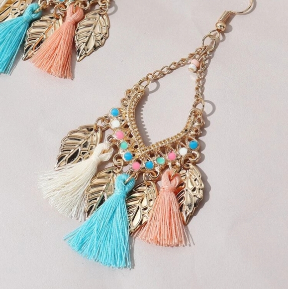 *Ima* Boho Tassle Earrings - Picture 2 of 3
